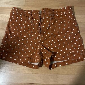 Madewell polka dot shorts